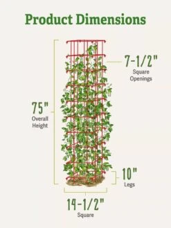 Bean Tower -Garden Care Store 8587060 dimensions