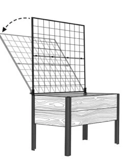 Space-Maker Pivoting Trellis, 4' -Garden Care Store 8590247 001 tif