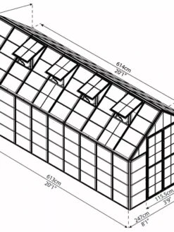 Canopia® By Palram Harmony™ Snap & Grow Greenhouse, 8' 40 Canopia® By Palram Harmony™ Snap & Grow Greenhouse, 8' -Garden Care Store 8591043 12V jpg