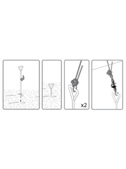 Canopia® By Palram Anchoring Kit For The Palram - Canopia Greenhouses -Garden Care Store 8591357 08v 1