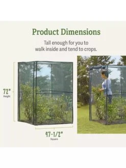 Crop Cage, 4' X 4' -Garden Care Store 8596538 dimensions
