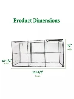 Crop Cage, 4' X 12' 9 Crop Cage, 4' X 12' -Garden Care Store 8596540 2