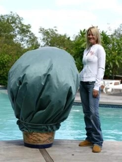 The Planket® Frost Protection Plant Cover, 10' Round -Garden Care Store 8599102 01V tif