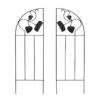 Achla Designs Sunflower Trellis Side Panels, Set Of 2 -Garden Care Store 8599488 01v achla designs sunflower trellis side panels