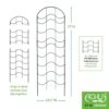 Achla Designs Waves Trellis Extension Piece -Garden Care Store 8599492 01V tif