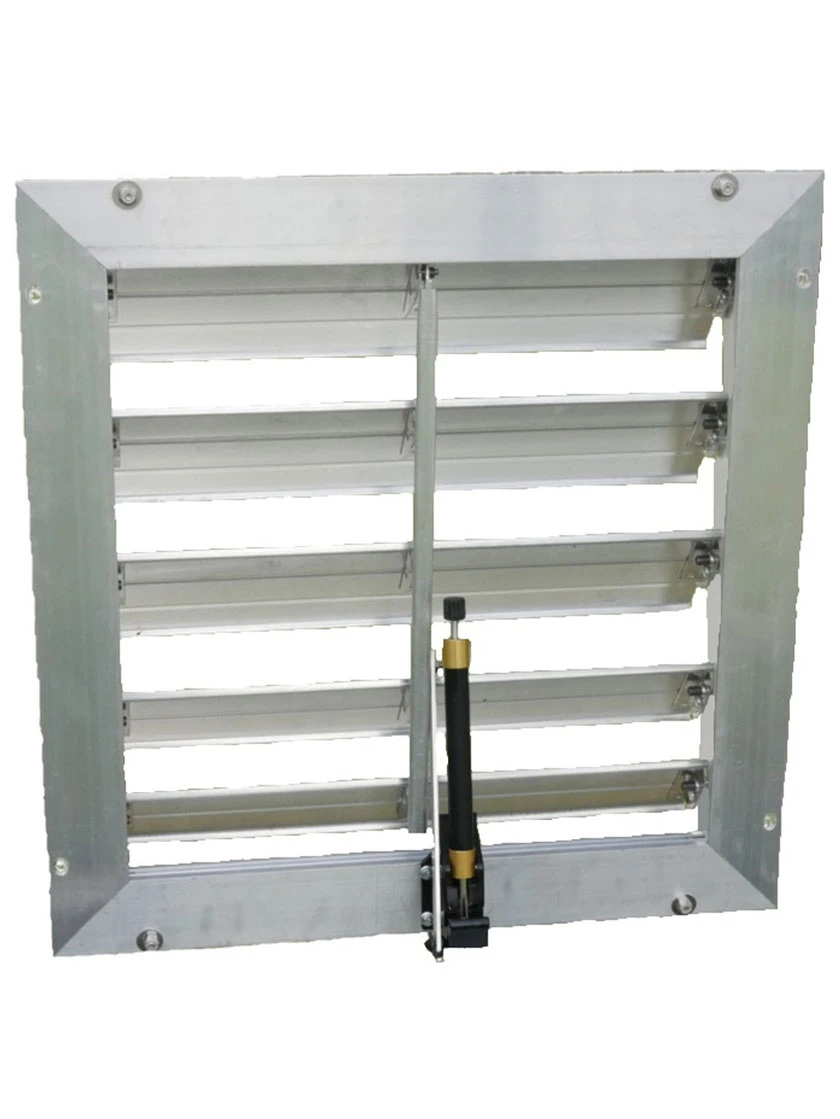 Monticello Greenhouse 18" Louver Wall Mounted Window With Solar Powered Opener 3 Monticello Greenhouse 18" Louver Wall Mounted Window With Solar Powered Opener