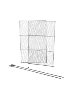 Tall Chicken Wire Critter Fence Extension Panel, Set Of 2 -Garden Care Store 8613262 6063 tall chicken wire critter fence extension panel set of 2 galvanized