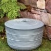 Ribbed Hose Pot With Lid -Garden Care Store 8613332 0025 ribbed hose pot with lid